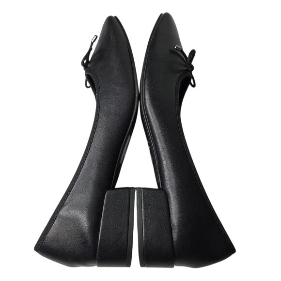 Jellypop Womens Comfort Fit Black Bow Ballet Flats Slip On SZ 9.5 M Office - Picture 3 of 11
